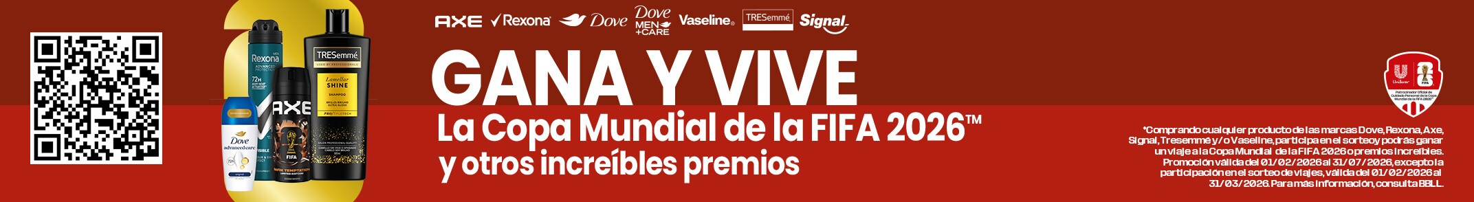 Gana y vive la Copa Mundial de la FIFA 2026 y otros increibles premios